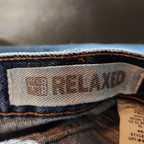 Faded Glory Relaxed Mens Size 40 Shorts Dark Wash Vintage - Picture 3 of 5